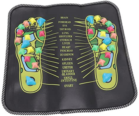 Tapis de Massage des Pieds, la Circulation Sanguine Soulage la Douleur Tapis de Simulation Acupression Ologie Acupuncture Masaje Pies Tapete Cobblestone Réflexologie Walk Stone