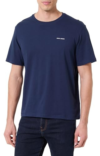 Pepe Jeans London Herren Regular Fit Kurzarm T‑Shirt, Baumwoll‑Crewneck