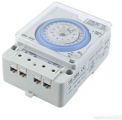 Asyduey Neues Tb-388-Rechteck 15 Minuten / 96-Mal Schaltuhr Ohne Batterie