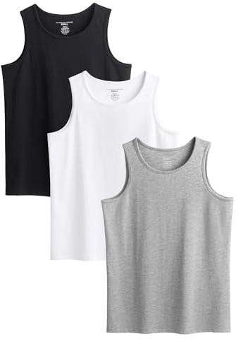 The Essentials Wardrobe Ladies TEW 3 Pack Vest - Basic - Small