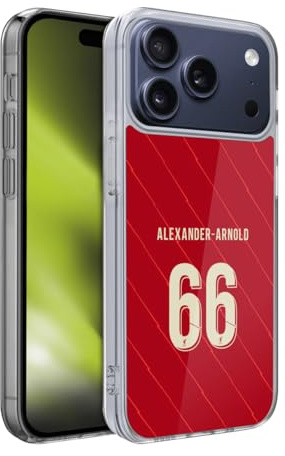 Head Case Designs Offizielle Liverpool Football Club Trent Alexander - Arnold 2021/22 Players Home Kit Group 1 Gelhülle [Militärischer Grad] Kompatibel Mit Apple iPhone 17 Pro Und Mit MagSafe