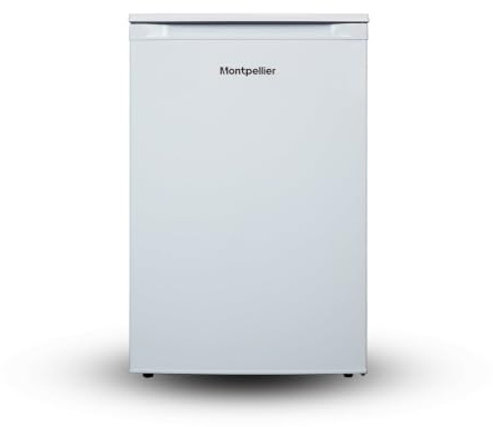 Montpellier MDAUCL54W - White Undercounter Larder Fridge - 128L - E Energy Rating