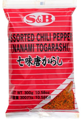 S and B Japanese 7 Flavours Seasoning Mix Shichimi Chili Pepper 300 g