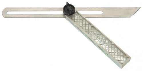 LSR tOOLS fausse équerre 250 mm en fonte avec colliers résistants en acier 22 mm (0402525