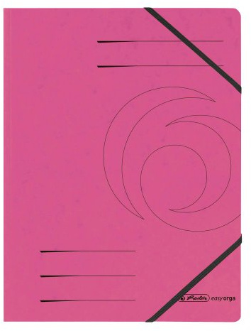 Herlitz Eckspannmappen easy orga pink