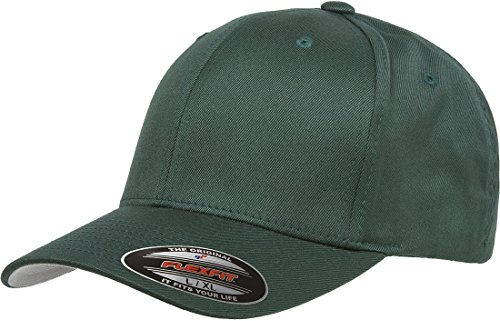 Flexfit Herren Baseball Cap Grün Fichte Erwachsene Small/Medium (6 3/4 - 7 1/4)