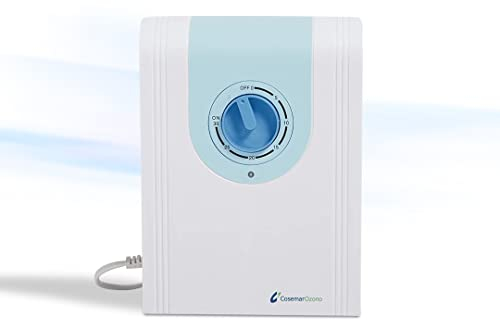 Ozono Hogar - Generatore di Ozono Domestico Analogico 2 in 1 - Ozonizzatore -Purifica Aria casa e Particelle d'Acqua - Include Sacchetto per Disinfettare Frutta, Verdura e Oggetti -Produzione 400 mg/h