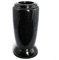 Afterglow Grabvase Monument aus echtem Granit Schwedisch Black Höhe 23 cm/Ø 12 cm Grabschmuck wetterfest frostsicher Granitvase mit Kunststoffeinsatz Friedhofsvase