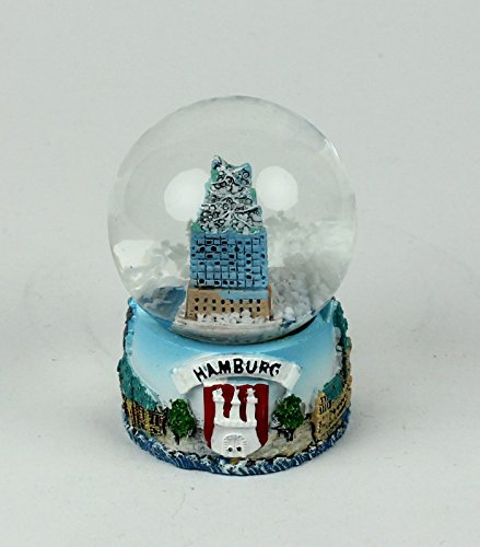 Buddel-Bini Versand Schneekugel klein Elbphilharmonie Elphi Hamburg Konzerthaus Schüttelkugel Glitzerkugel Mitbringsel