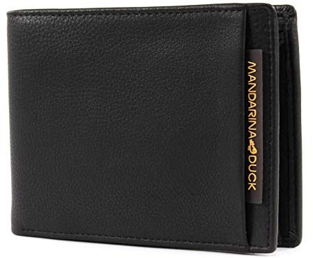 Mandarina Duck Unisex Dual Reisezubehör-Brieftasche, Schwarz