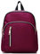 YANAIER Damen Mini Rucksack Wasserdichte Nylon Klein Anti-Diebstahl Daypack beiläufige Spielraum Tagesrucksack Mädchen Schultertaschen Dunkelrot