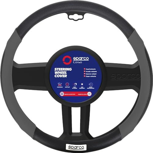 Sparco SPC1113GR COPRIVOLANTE C1113 Nero/Grigio Universale Auto