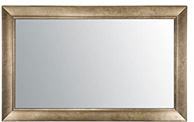 Handmade Framed Mirror to Turn Your Existing TV to Hidden Mirrored Television that Blends into Your Home or Business Decor (43 Inch, NY Bronze Black)