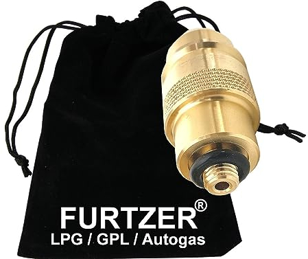 Furtzer LPG GPL Autogas Tankadapter M10 EURONOZZLE kurz Adapter mit Stoffbeutel