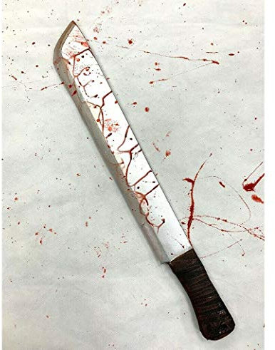 Stylex Party Ltd Super Realistic Hard Foam Fake Machete Movie Prop Halloween Fancy Dress Costume