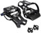 BV Fahrradpedale Shimano SPD/Look Delta kompatibel 9/16 Zoll mit Zehenclips – Peloton Pedale für Normale Schuhe – Zehenkäfige für Peloton Bike – Heimtrainer Pedale – Universal Fit Fahrradpedal