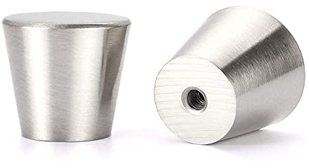 goldenwarm 20 Stück Schrankknöpfe Möbelknöpfe Edelstahl Schubladenknöpfe Kommode Küchengriffe Edelstahl Möbelknöpf