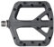 FIFTY-FIFTY Fahrradpedale, Nylon Composite MTB Pedale, rutschfest Mountainbike Pedale, 9/16 Zoll Flat Pedal MTB für All Mountain, Enduro, Downhill, E-Bike (Grau)
