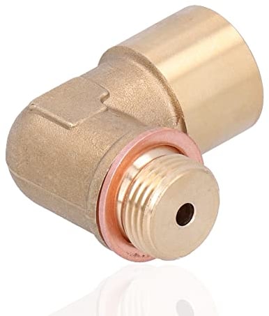 Akozon Sauerstoffsensor Adapter, M18x1,5 Universal Sauerstoffsensor Extender 90 Grad Abgewinkelt Sauerstoffsensor Verlängerung Spacer Adapter für Auto