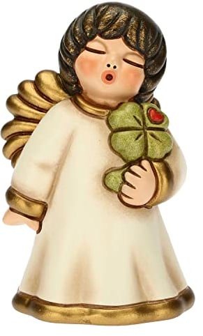 THUN - Angelo Custode di Fortuna - Ceramica - Living, Icone - 4,7x5x7,5 cm h
