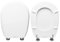 HYDROHOME Copriwater Ideal Standard Liuto Come Originale, Tavoletta Wc In Legno Rivestito in Poliestere Con Cerniere Regolabili, Asse Wc Colore. MADE IN ITALY (BIANCO EUR)
