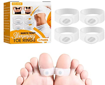 Fowybe Gewichtsverlust Ringe magnetisch | Tragbare Gewichtsverlust Ringe magnetisch für Frauen | Magnetische Abnehm-Zehenringe zur Gewichtsabnahme zur Verbesserung