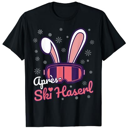 Skifahren Apres Ski Haserl Damen Fun T-Shirt