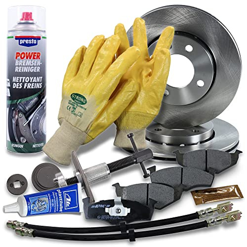 ATEC Germany Bremsenset Bremsscheiben + Bremsbeläge vorne va 40581619 | Kompatibel mit: SEAT AROSA, VW LUPO I, POLO, POLO III, POLO Van Kasten/Schrägheck