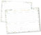 paper&you® A5 Wochenplaner Block [Blattgold] 50 Seiten inkl. Notizblock auf der Rückseite - klimafreundlich und nachhaltig