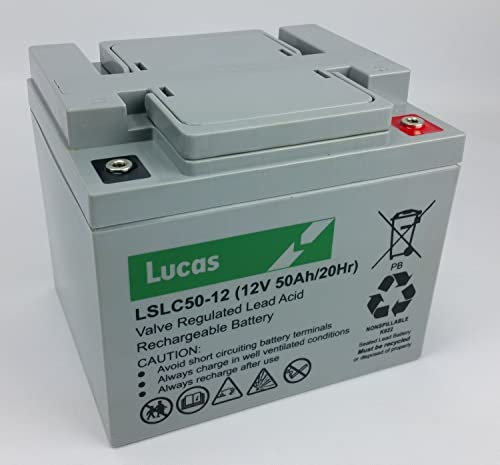 Lucas rechargeable mobilty scooter battery 12v-50ah