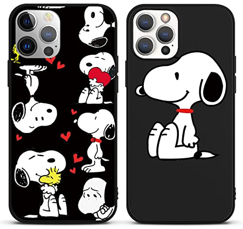nurkorki [2 Stück Schutzhülle für Apple iPhone 15 PRO MAX 6.7 Hülle, Handyhülle Niedlich Karikatur Muster TPU Silikon Einzigartige Lustig Beschützen Hülle für iPhone 15 PRO MAX