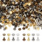 FINGERINSPIRE 320 remaches tubulares redondos de cuero de 4 mm, remaches de doble tapa, remaches rápidos de metal para tachuelas, manualidades, llavero, ropa, mascotas, cuello, botas (bronce antiguo,