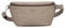 Zwei Damen Hip Bag Mademoiselle.M MH4 Bauchtasche 25 cm 1 Liter, Crossbody Bag wasserabweisend, 3-in-1 Bequeme Brusttasche, Gürteltasche & Hüfttasche (Nubuk-Cappuccino)