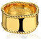 Jenosy 14K Vergoldete Ring Gold Damen Dicke Ringe Gold Huggie Goldene Ringe Hypoallergene Gold Schmuck für Frauen und Mädchen Size 6-8
