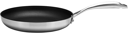 SCANPAN CS+ Bratpfanne 28 cm | 5-schichtige Konstruktion | Für alle Herdarten geeignet | Multifunktionale Pfanne Induction | Stratanium+ Antihaftbeschichtung | Ofenfest