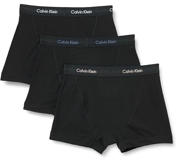 Calvin Klein Trunk 3pk 0000u2662g, Costume da Bagno Uomo, Black (B- Vin Indg, Mel Frnzy, Halg Bl Lgs), XL (Pacco da 3)