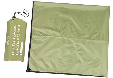 Milisten Outdoor Sonnenschutz Segel Zelt Eckige Campingmarkise Wasserdichtes Sonnenschutzdach Für Garten Und Outdoor-aktivitäten Militärgrün