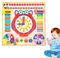 -Uhr, Kleinkinduhr Lernzeit | Eulen-Kalenderuhr-Spielzeug - Kinder Holzuhr, Spielzeug Zeitkalender, Wetterkognition Lernbrett, Kinder Bildung Spielzeug Geschenke