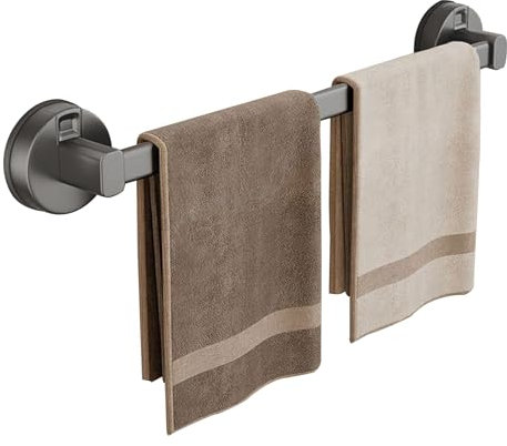 Toallero de succión, toallero de succión para toallero de baño montado en la pared, soporte de toalla de baño con ventosa, toallero de baño reutilizable montado en la pared para baño cocina
