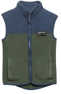 Dilling Kinder Weste aus Merino Wollfleece