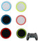 Thumbstick Kappen, 6 Stück Convex Thumb Grip Caps Set, Thumbstick Caps Grip, Silikon Sticks Joystick Schutz Aufsätze, Gaming Zubehör Controller Zubehör für PS5 PS4 Xbox One Series X/S(6 Farben)