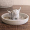 Awsaccy Highland Cow Ringhalter mit runder Schale, Bauernhaus- und Bohemian-Stil, Marmor, niedlich, einzigartig, Hochlandkuh, Frauen, Geschenke, Schmuck, Teller, Organizer für Badezimmer, Büro,