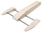 Wadakada RC Speed Boat Wooden Sponson Outrigger Shrimp Speed Boat Model Kits Radio Remote Control Speedboat,Complete Kit