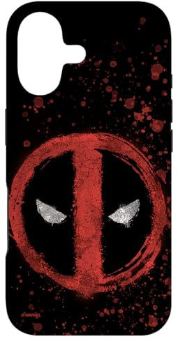 Marvel Deadpool Wade Wilson Icon Paint Splatter Case for iPhone 17