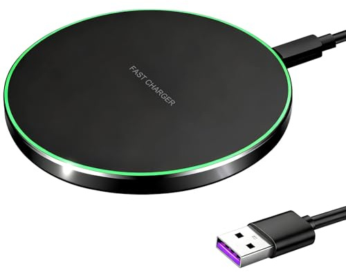 35W Kabellose Induktive Ladestation Qi Wireless Charger Schnellladegerät für iPhone 16 15 14 13 12 11 Pro Max AirPods 4/3/2 Samsung Galaxy S24 S23 S22 Ultra Allen Qi-fähigen Geräten mit 1m USB-C Kabel