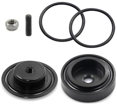 40 mm Rear Wiper Delete Plug - Aluminium Alloy Flush Tailgate Cap | For VW Caddy, Audi A3, Golf, Polo And BMW 1 Series, 40 mm Opening Fit, Dual O-Ring Seal, Secure Bolt Fixing