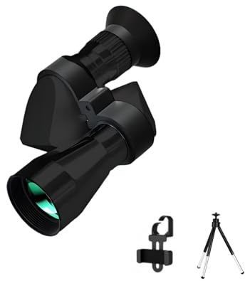 Mengshen Monocular 8x20 para Adultos Niños 8X Aumento con Campo Visual Ancho 7.2 Grados Negro para Senderismo Viaje Aventuras Exterior