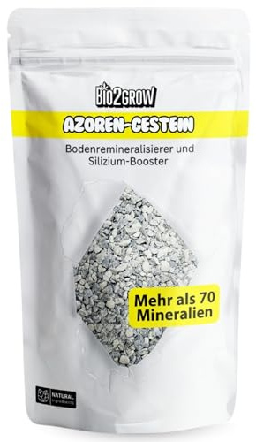 Bio2Grow Azoren Gestein 3KG – Natürlicher Stickstoff Dünger – Fördert Wachstum & Bodenleben – Für Living Soil & Erde