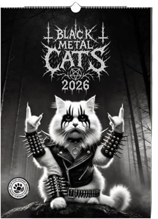 Katzenkalender 2026, Lustige Kalender 2026 Wandkalender Katzen Kalender, Katzenkalender 2026 Wandkalender Katzen Tischkalender 2026 für Büro, Familien, Hotels (A)