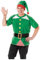 Bristol Novelty AC648 Kostüm-Set lustiger Elf, unisex, Adult, Grün, Chest Size 44-Inch